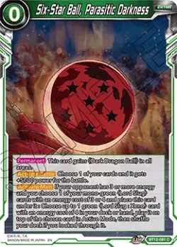 Six-Star Ball, Parasitic Darkness #BT12-081 · Dragon Ball Super CCG