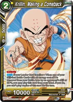 Krillin, Making a Comeback #BT12-095_PR · Dragon Ball Super CCG