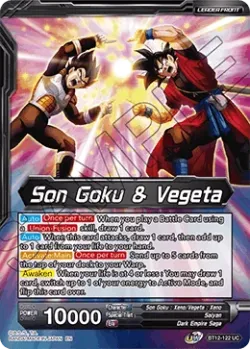 Son Goku & Vegeta 「BT12-122」「EN」