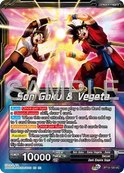 Son Goku & Vegeta 「BT12-122_PR」「EN」