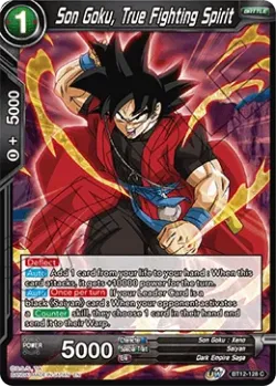 Son Goku, True Fighting Spirit 「BT12-128」「EN」