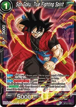 Son Goku, True Fighting Spirit 「BT12-128_PR」「EN」