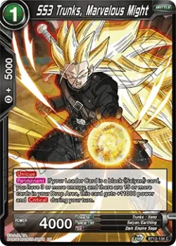 SS3 Trunks, Marvelous Might 「BT12-134」「EN」