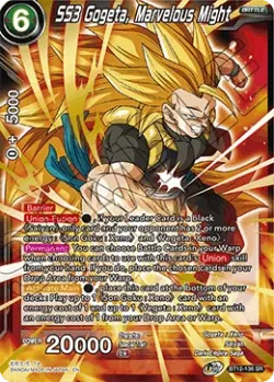 SS3 Gogeta, Marvelous Might 「BT12-136」「EN」