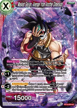 Masked Saiyan, Avenger from Another Dimension 「BT13-003」「EN」