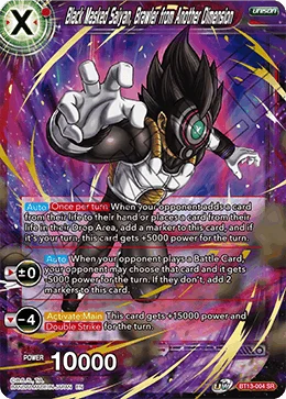 Black Masked Saiyan, Brawler from Another Dimension 「BT13-004」「EN」