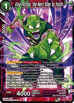 King Piccolo, the Next Step to Youth 「BT13-011」「EN」