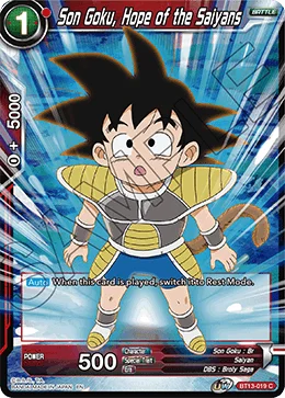 Son Goku, Hope of the Saiyans 「BT13-019」「EN」