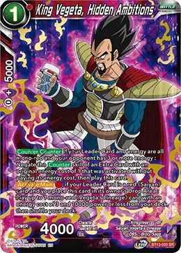 King Vegeta, Hidden Ambitions 「BT13-020」「EN」