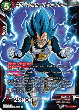 SSB Vegeta, at Full Power 「BT13-021」「EN」