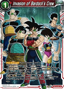 Invasion of Bardock's Crew 「BT13-027」「EN」