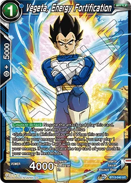 Vegeta, Energy Fortification 「BT13-040」「EN」