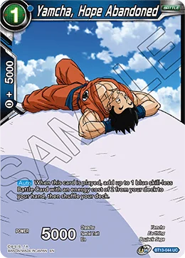 Yamcha, Hope Abandoned 「BT13-044」「EN」