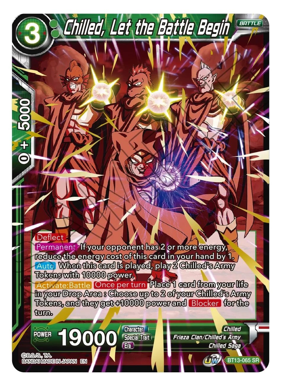 Chilled, Let the Battle Begin 「BT13-065」「EN」