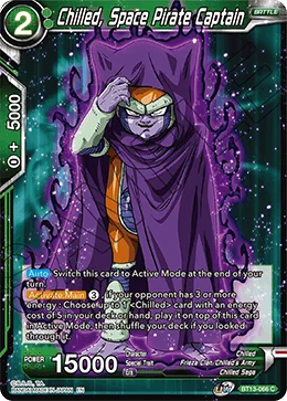 Chilled, Space Pirate Captain 「BT13-066」「EN」