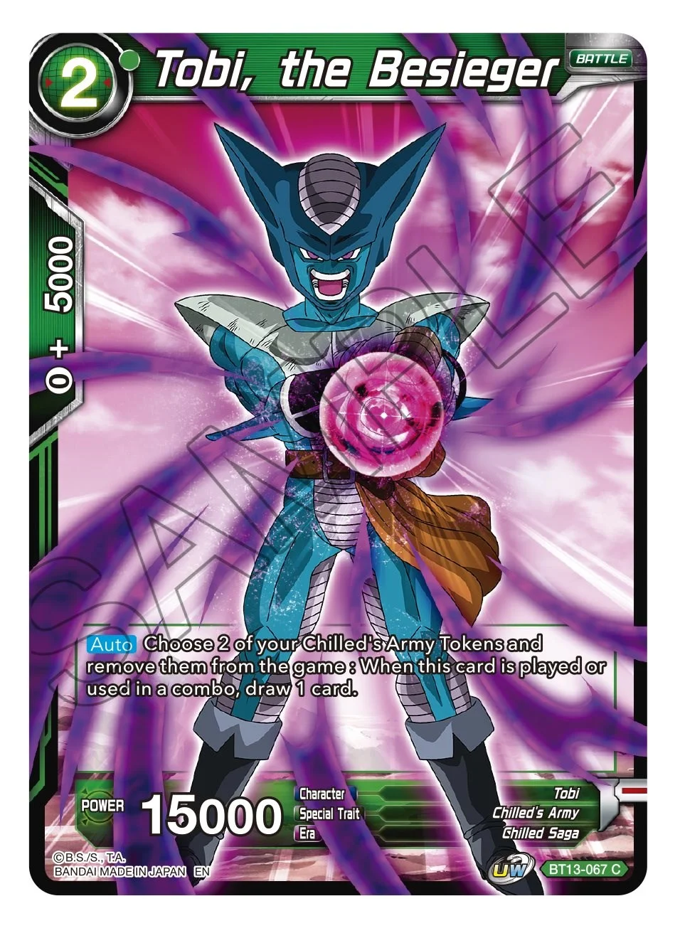 Tobi, the Besieger 「BT13-067」「EN」