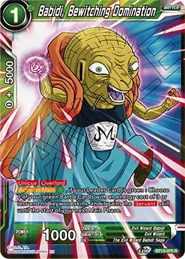 Babidi, Bewitching Domination 「BT13-075」「EN」