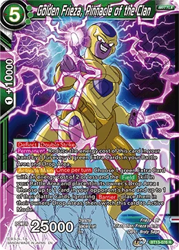 Golden Frieza, Pinnacle of the Clan 「BT13-076」「EN」