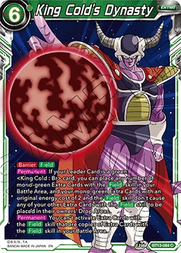 King Cold's Dynasty 「BT13-084」「EN」