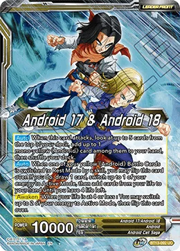 Android 17 & Android 18 「BT13-092」「EN」