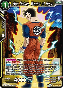 Son Gohan, Warrior of Hope 「BT13-099」「EN」