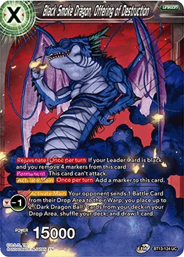 Black Smoke Dragon, Offering of Destruction 「BT13-124」「EN」