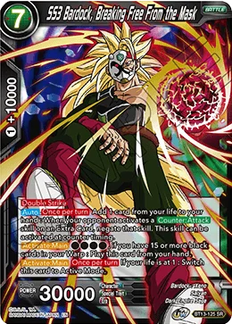 SS3 Bardock, Breaking Free From the Mask 「BT13-125」「EN」
