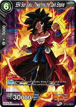 SS4 Son Goku, Thwarting the Dark Empire 「BT13-126」「EN」