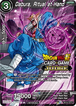 Dabura, Ritual at Hand 「BT13-137_PR」「EN」