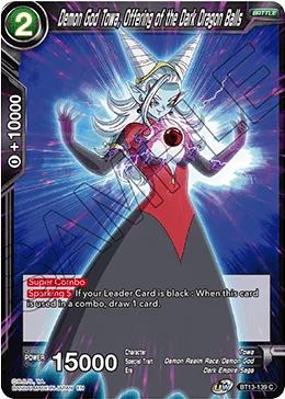 Demon God Towa, Offering of the Dark Dragon Balls 「BT13-139」「EN」