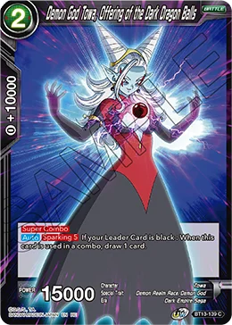 Demon God Towa, Offering of the Dark Dragon Balls 「BT13-139_PR」「EN」