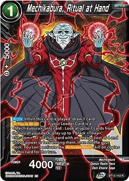 Mechikabura, Ritual at Hand 「BT13-143」「EN」
