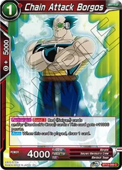 Chain Attack Borgos #BT13-009_PR · Dragon Ball Super CCG