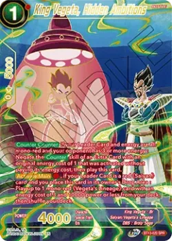 King Vegeta, Hidden Ambitions #BT13-020_SPR · Dragon Ball Super CCG