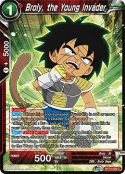 Broly, the Young Invader #BT13-026 · Dragon Ball Super CCG