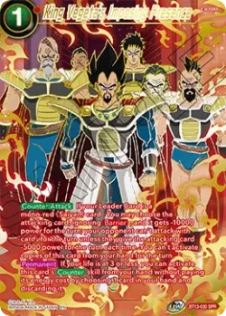 King Vegeta's Imposing Presence #BT13-030_SPR · Dragon Ball Super CCG