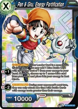 Pan & Giru, Energy Fortification #BT13-033 · Dragon Ball Super CCG