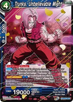 Trunks, Unbelievable Might #BT13-042 · Dragon Ball Super CCG