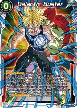 Galactic Buster #BT13-060_PR · Dragon Ball Super CCG