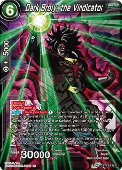 Dark Broly, the Vindicator 「BT13-136」「EN」