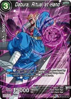 Dabura, Ritual at Hand 「BT13-137」「EN」