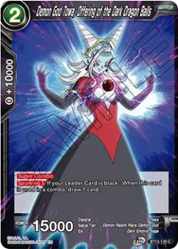 Demon God Towa, Offering of the Dark Dragon Balls 「BT13-139」「EN」