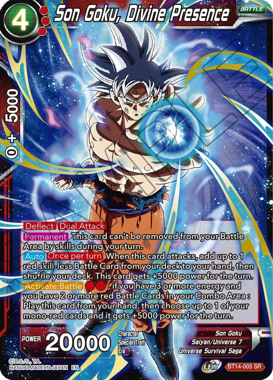 Son Goku, Divine Presence 「BT14-005」「EN」