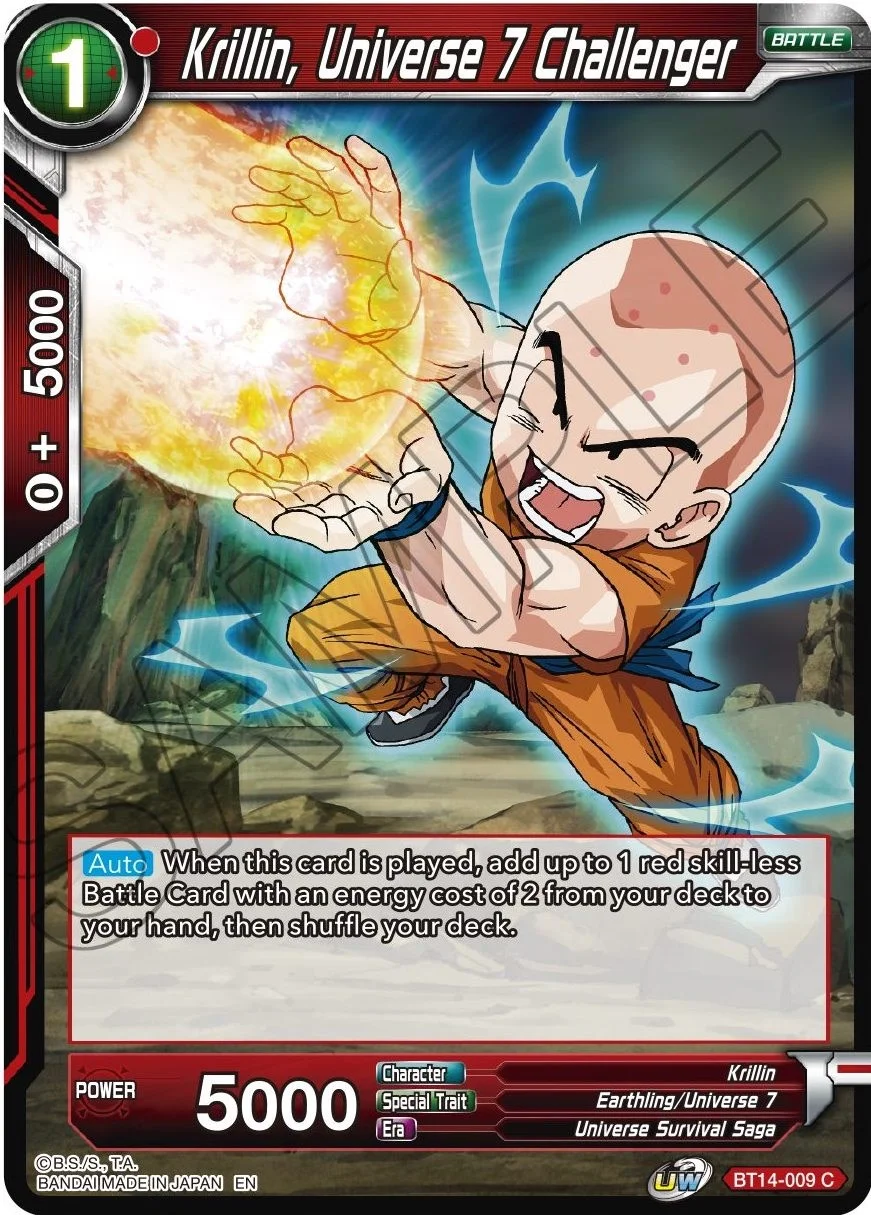 Krillin, Universe 7 Challenger 「BT14-009」「EN」