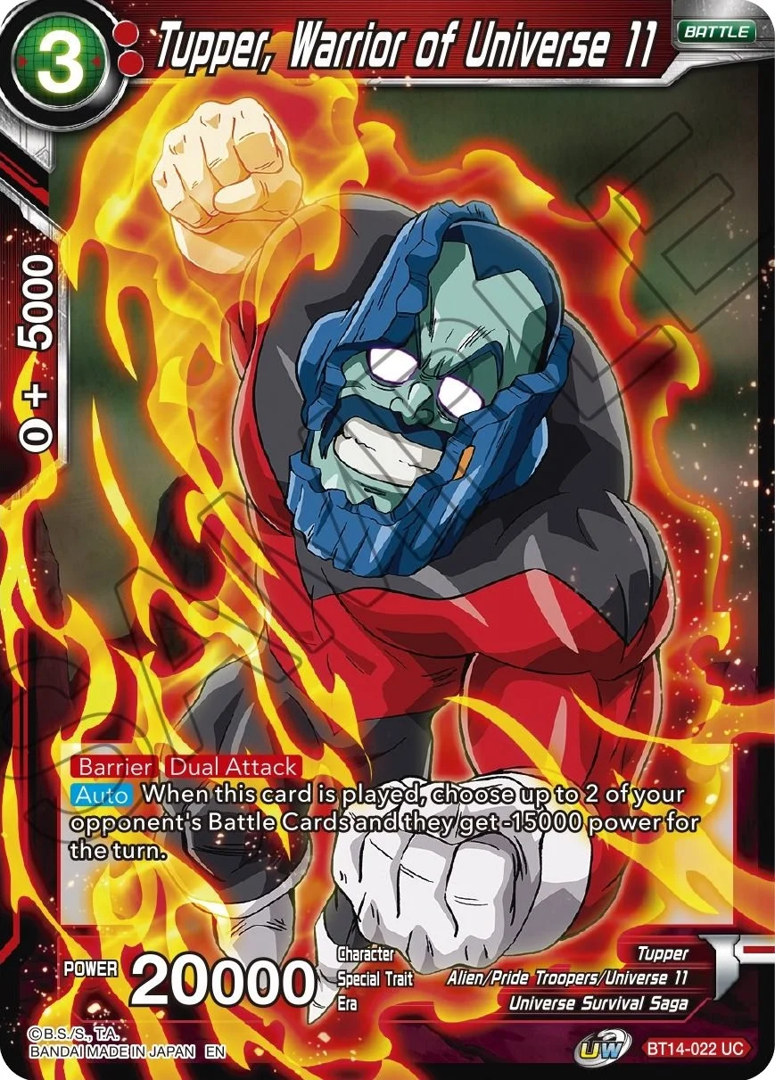 Tupper, Warrior of Universe 11 「BT14-022」「EN」