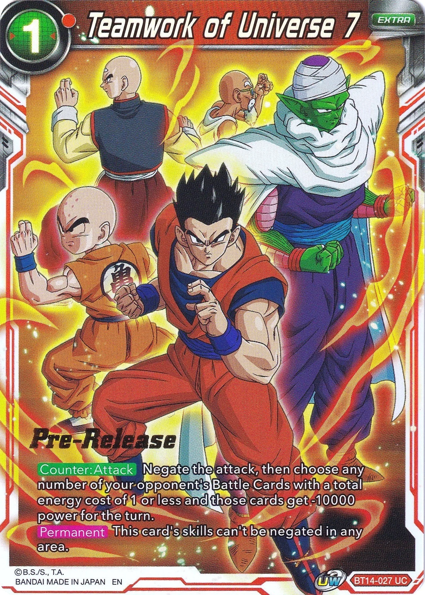 Teamwork of Universe 7 「BT14-027」「EN」