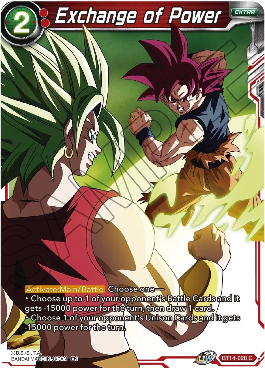 Exchange of Power 「BT14-028」「EN」