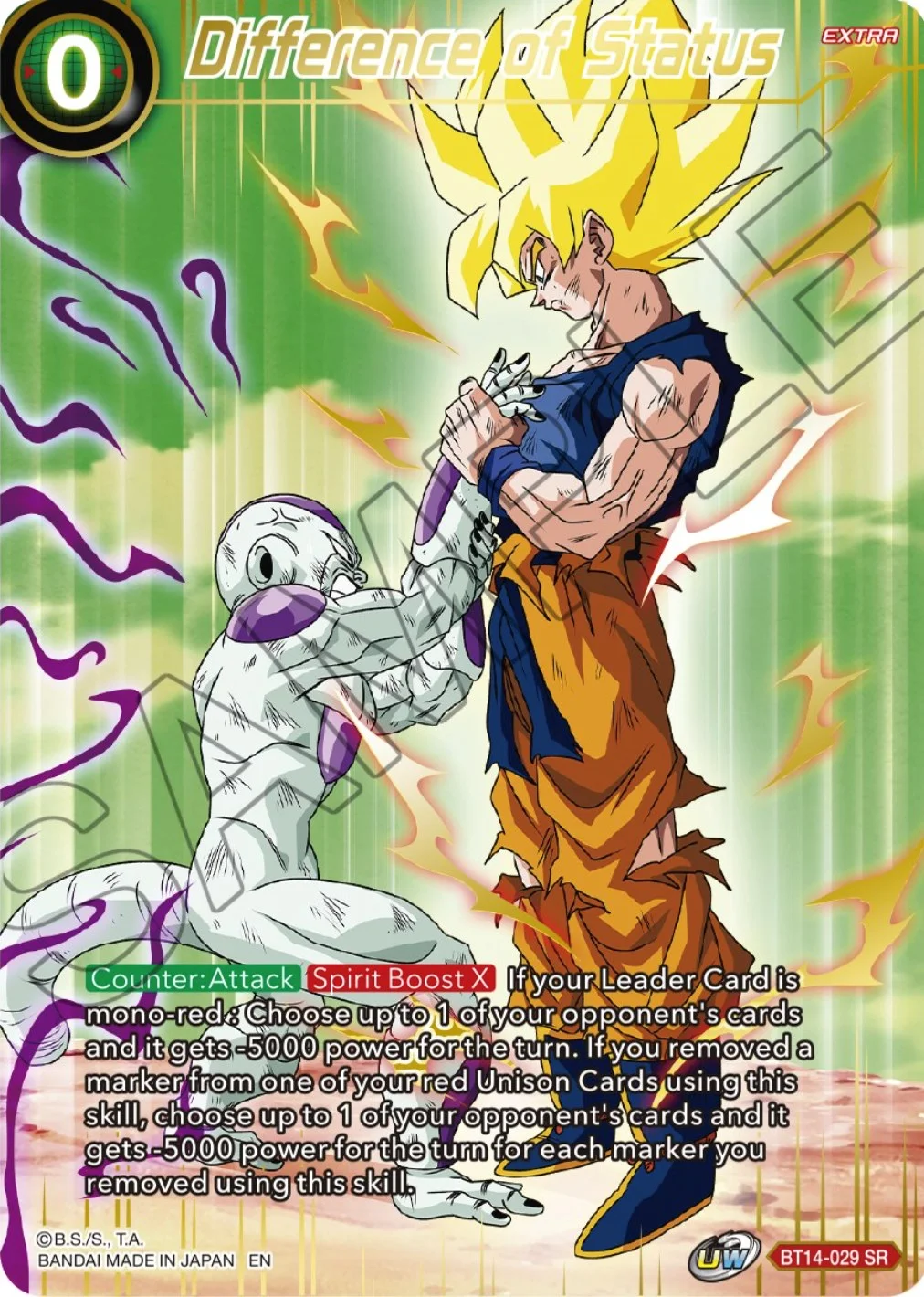 Difference of Status 「BT14-029_PR」「EN」