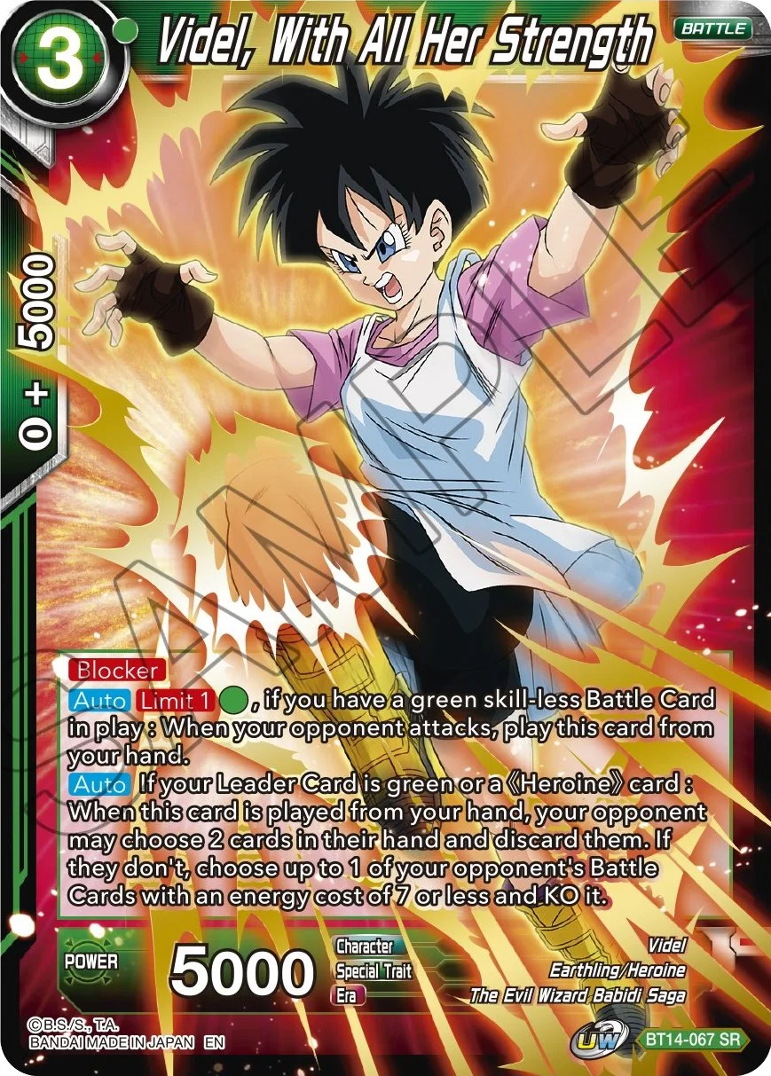 Videl, With All Her Strength 「BT14-067_SPR」「EN」