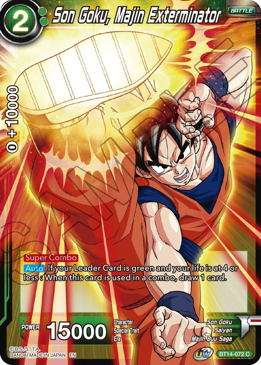 Son Goku, Majin Exterminator 「BT14-072」「EN」